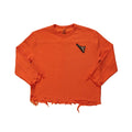 ANGEL Distressed Crewneck Sweater