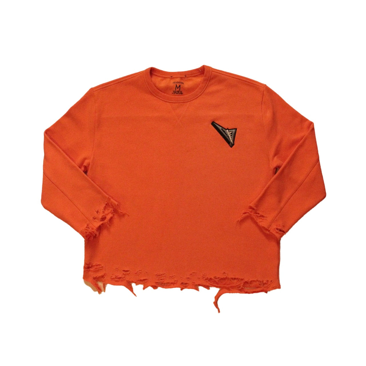 ANGEL Distressed Crewneck Sweater