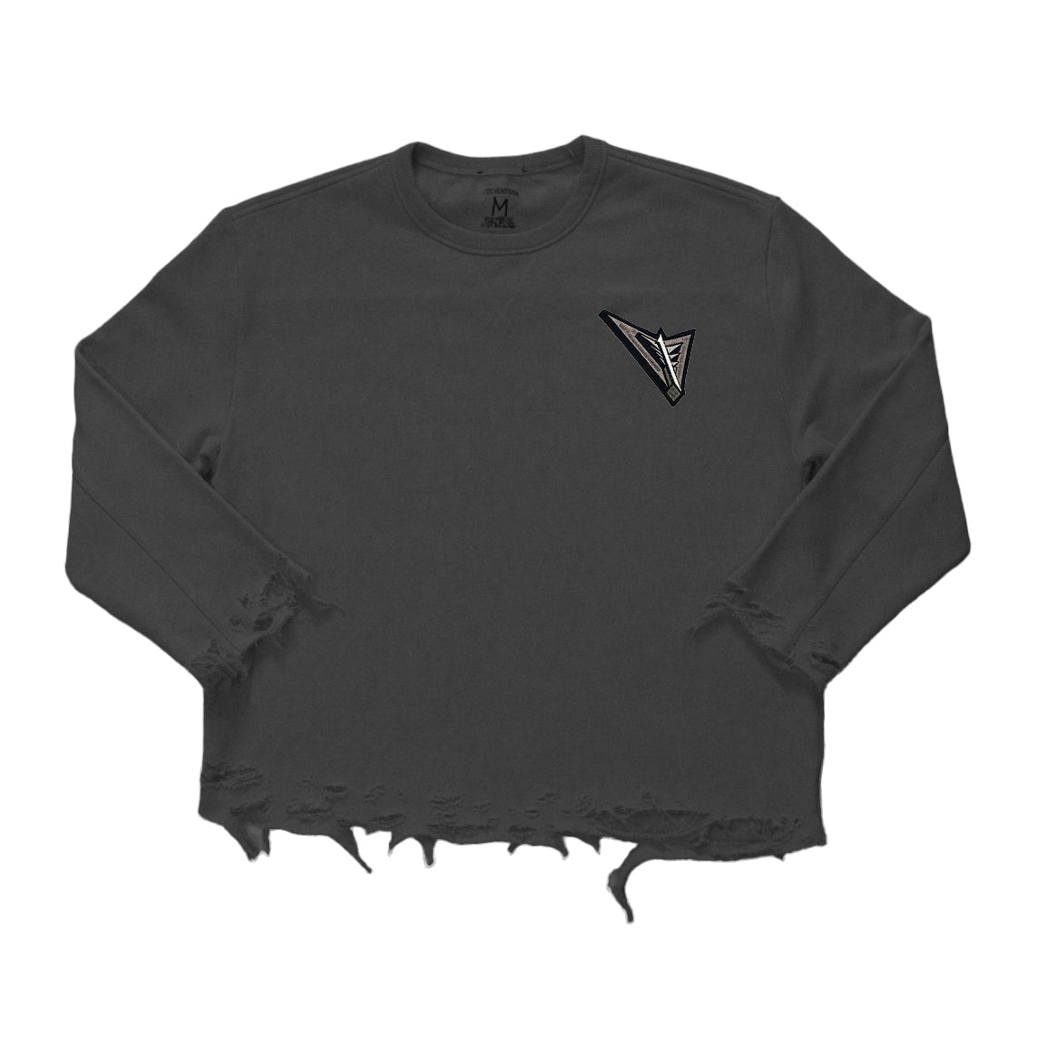 ANGEL Distressed Crewneck Sweater